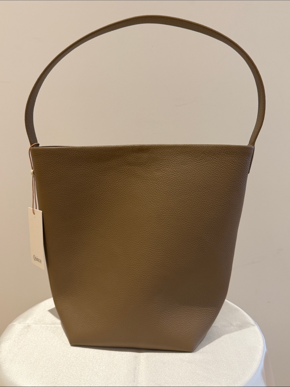 Classic Structured Women’s Tote Bag in Brown